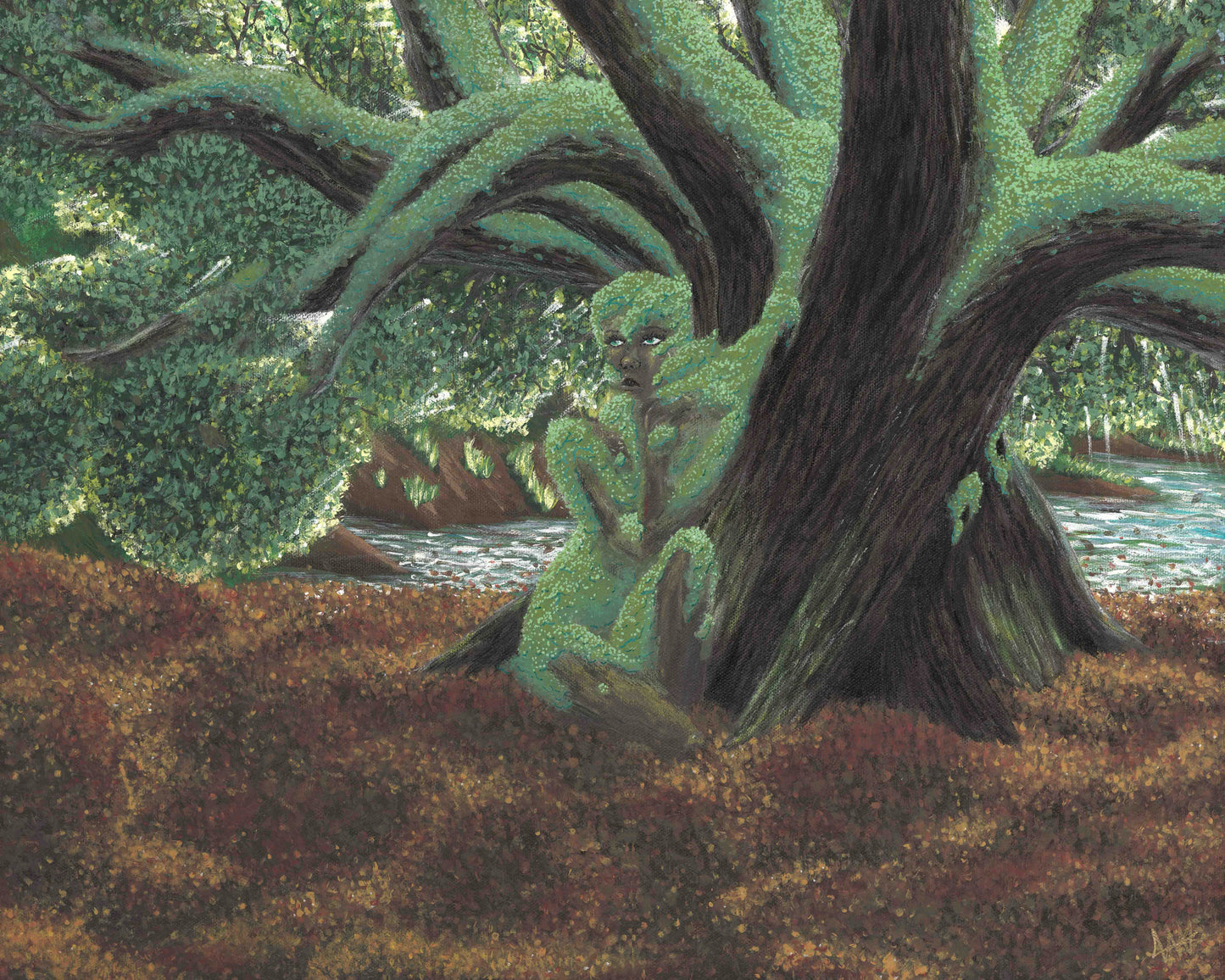 Painting No. 11–Tree Spirit Awakening Prints | Vellum