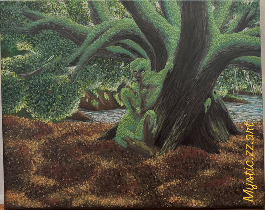 Painting No. 11–Tree Spirit Awakening